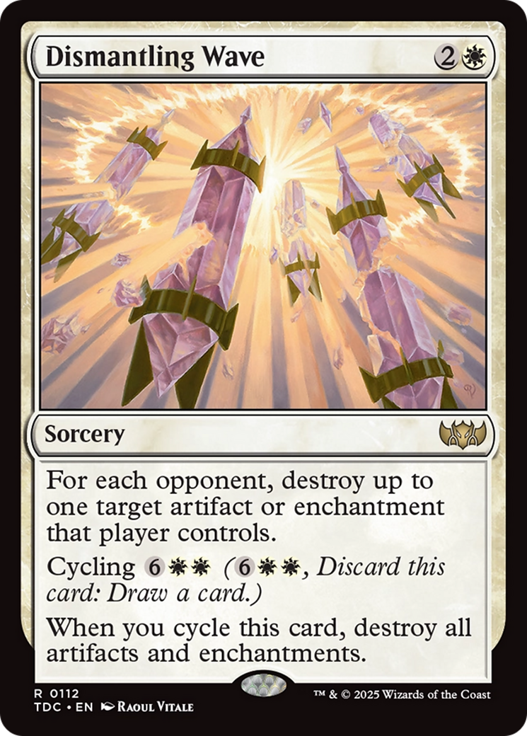 Dismantling Wave [Tarkir: Dragonstorm Commander] | Gamers Paradise