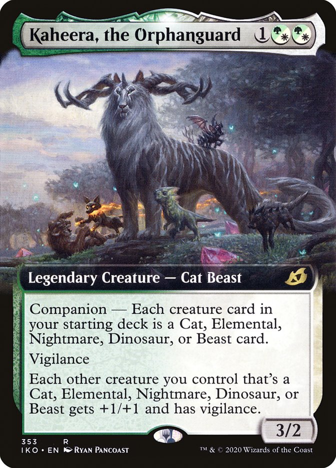 Kaheera, the Orphanguard (Extended Art) [Ikoria: Lair of Behemoths] | Gamers Paradise
