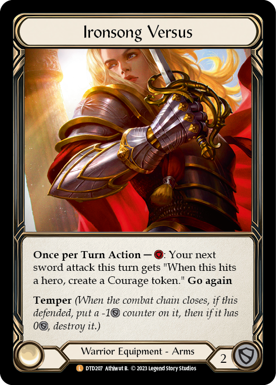 Ironsong Versus [DTD207] (Dusk Till Dawn)  Cold Foil | Gamers Paradise