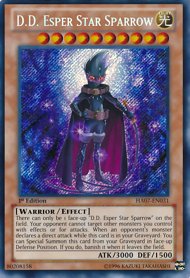 D.D. Esper Star Sparrow [HA07-EN031] Secret Rare | Gamers Paradise