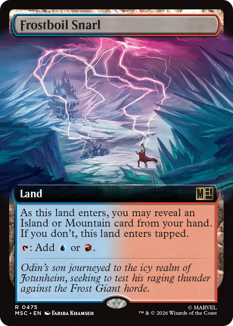 Frostboil Snarl (Extended Art) [Marvel Super Heroes Commander] | Gamers Paradise