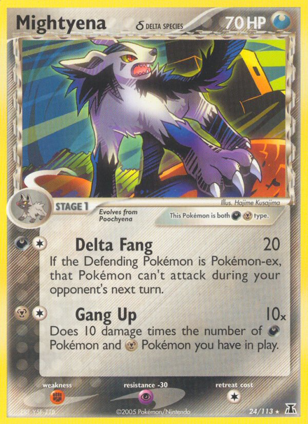 Mightyena (24/113) (Delta Species) [EX: Delta Species] | Gamers Paradise