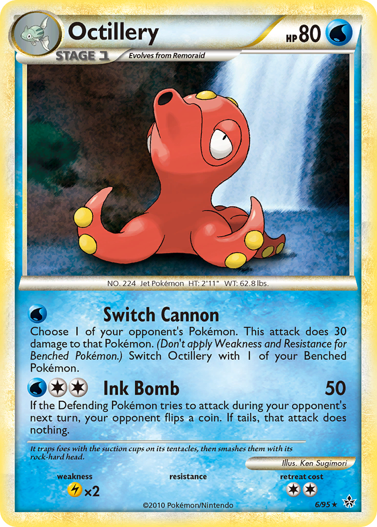 Octillery (6/95) [HeartGold & SoulSilver: Unleashed] | Gamers Paradise