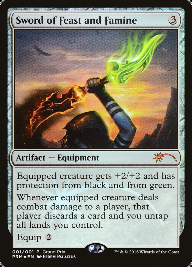Sword of Feast and Famine [Grand Prix Promos] | Gamers Paradise