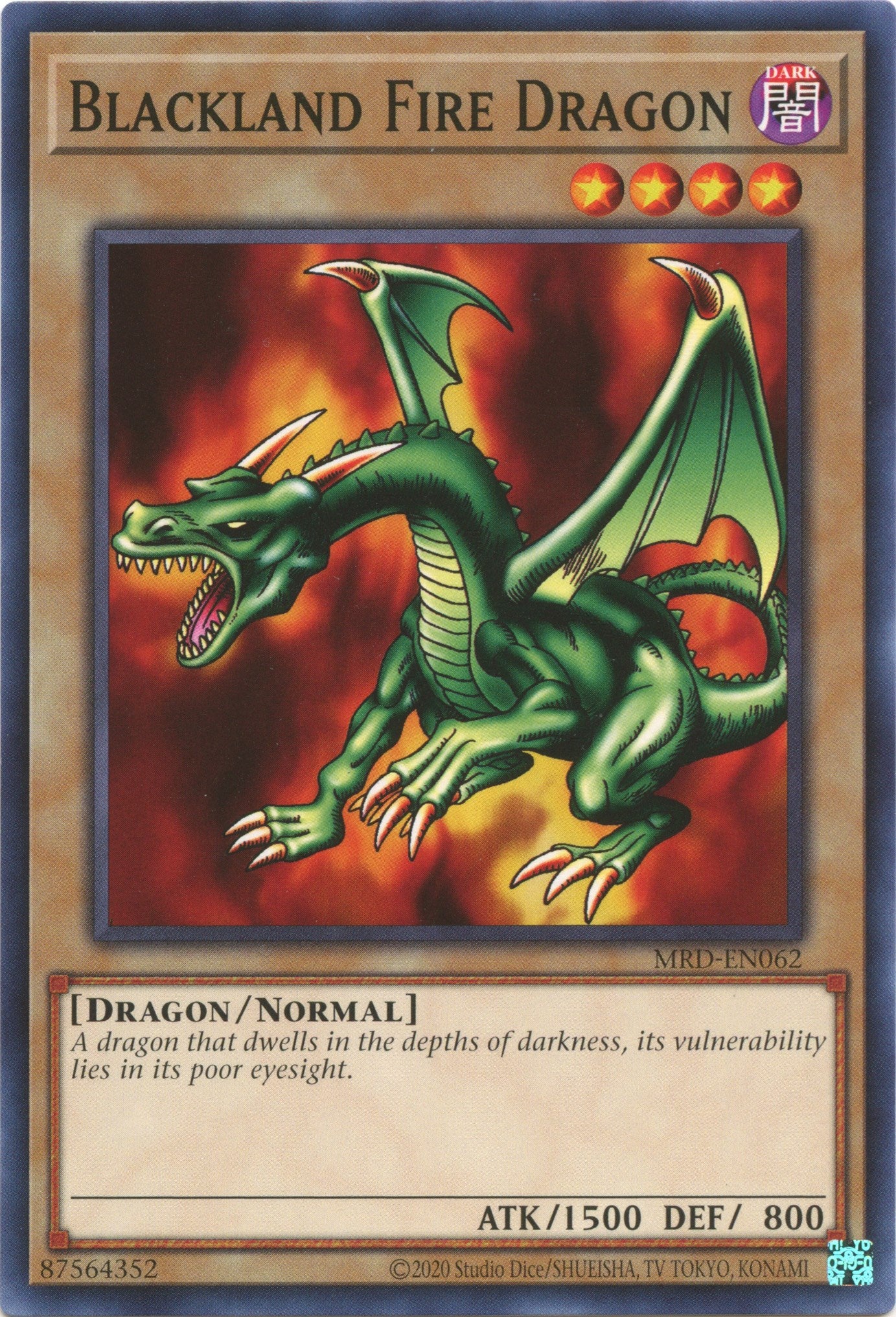 Blackland Fire Dragon (25th Anniversary) [MRD-EN062] Common | Gamers Paradise