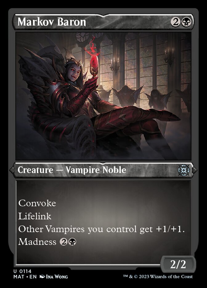 Markov Baron (Foil Etched) [March of the Machine: The Aftermath] | Gamers Paradise