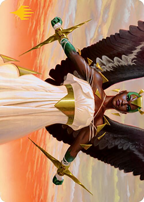 Glorious Enforcer Art Card (Gold-Stamped Signature) [Modern Horizons 2 Art Series] | Gamers Paradise