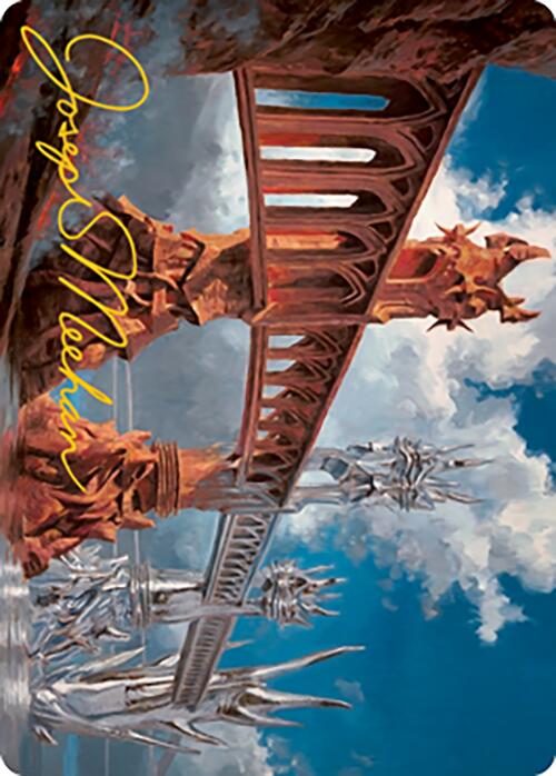 Silverbluff Bridge Art Card (Gold-Stamped Signature) [Modern Horizons 2 Art Series] | Gamers Paradise