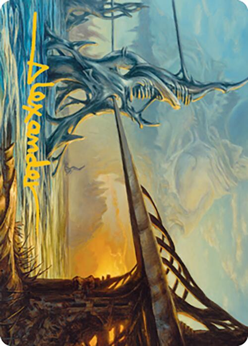 Razortide Bridge Art Card (Gold-Stamped Signature) [Modern Horizons 2 Art Series] | Gamers Paradise