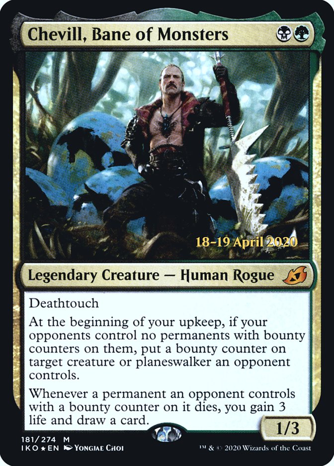 Chevill, Bane of Monsters [Ikoria: Lair of Behemoths Prerelease Promos] | Gamers Paradise