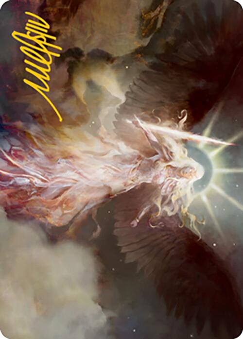Serra's Emissary Art Card (Gold-Stamped Signature) [Modern Horizons 2 Art Series] | Gamers Paradise