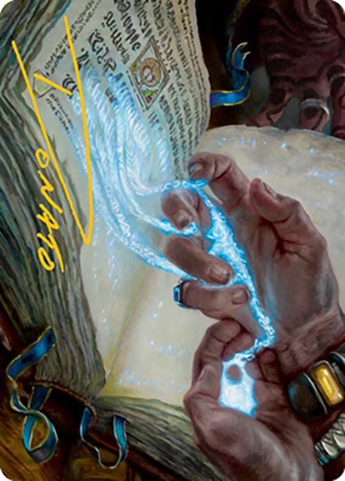 Mystic Redaction Art Card (Gold-Stamped Signature) [Modern Horizons 2 Art Series] | Gamers Paradise