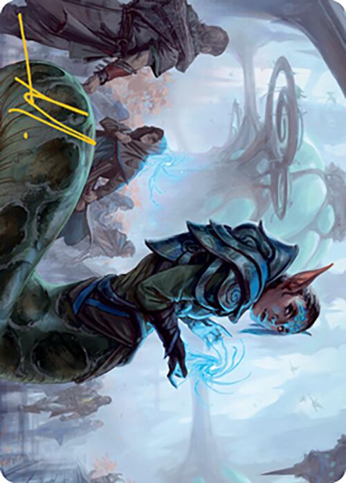 Lonis, Cryptozoologist Art Card (Gold-Stamped Signature) [Modern Horizons 2 Art Series] | Gamers Paradise