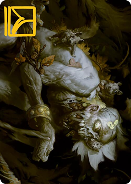 Nested Shambler Art Card (Gold-Stamped Signature) [Modern Horizons 2 Art Series] | Gamers Paradise