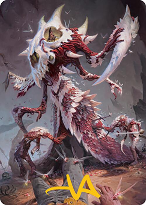 Grist, the Hunger Tide Art Card (56) (Gold-Stamped Signature) [Modern Horizons 2 Art Series] | Gamers Paradise