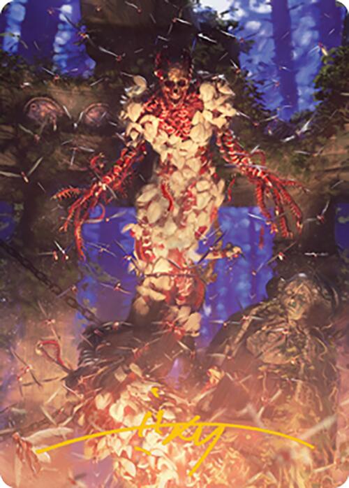 Grist, the Hunger Tide Art Card (55) (Gold-Stamped Signature) [Modern Horizons 2 Art Series] | Gamers Paradise