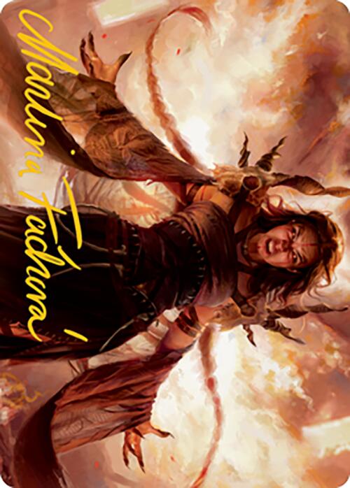 Dragon's Rage Channeler Art Card (Gold-Stamped Signature) [Modern Horizons 2 Art Series] | Gamers Paradise