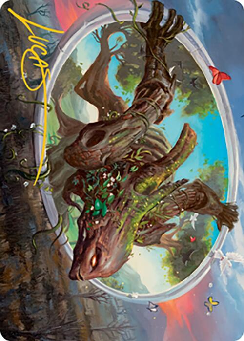 Gaea's Will Art Card (Gold-Stamped Signature) [Modern Horizons 2 Art Series] | Gamers Paradise