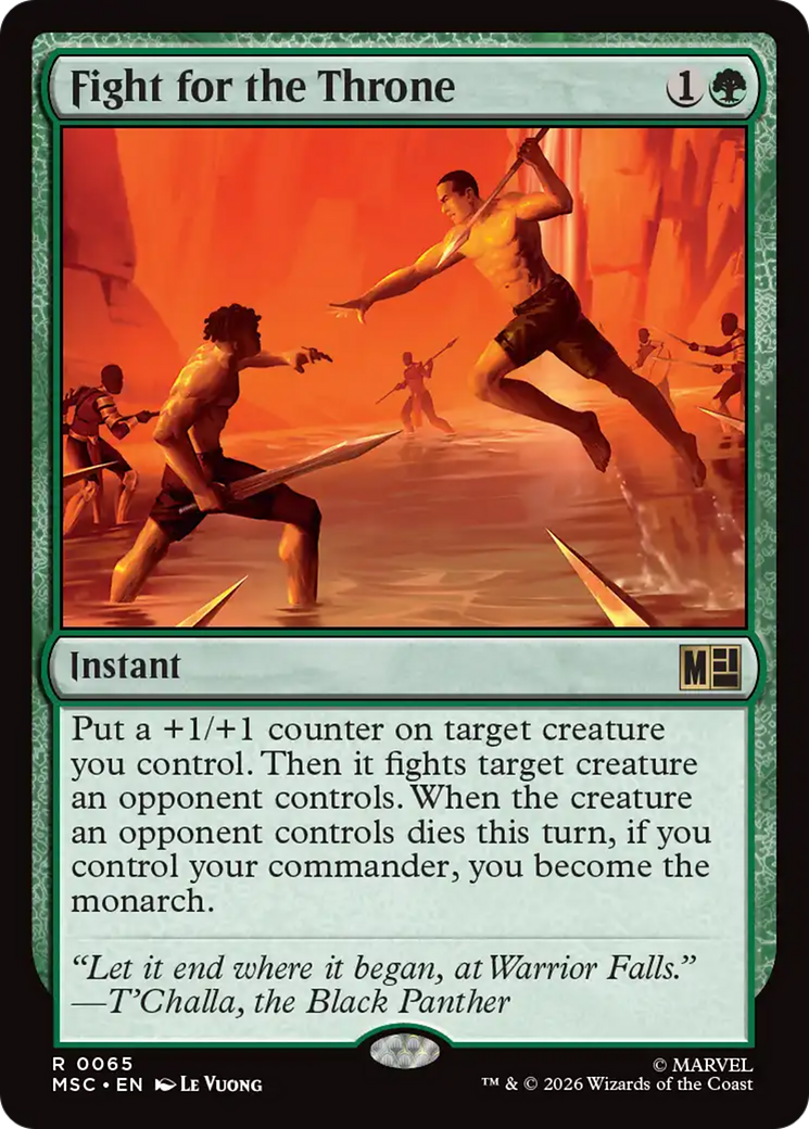 Fight for the Throne (Surge Foil) [Marvel Super Heroes Commander] | Gamers Paradise