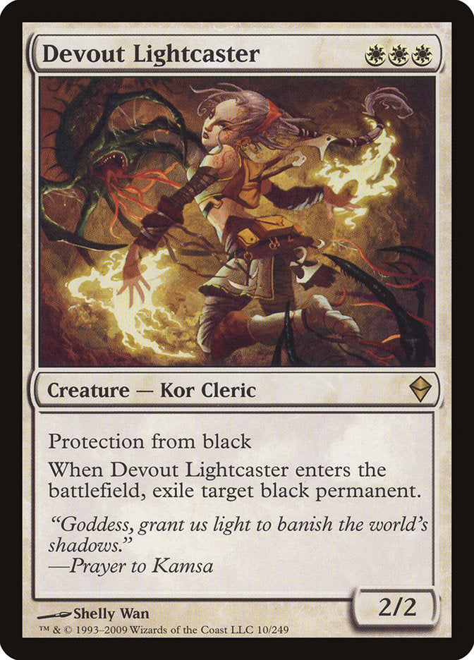 Devout Lightcaster [Zendikar] | Gamers Paradise