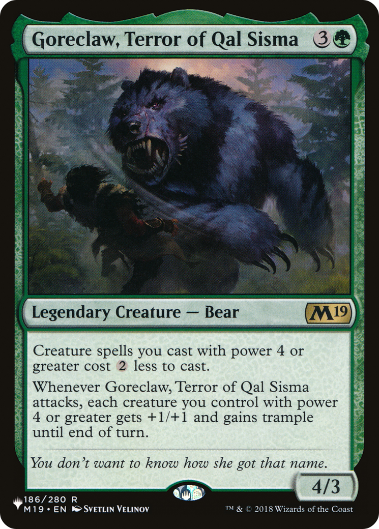 Goreclaw, Terror of Qal Sisma [The List] | Gamers Paradise