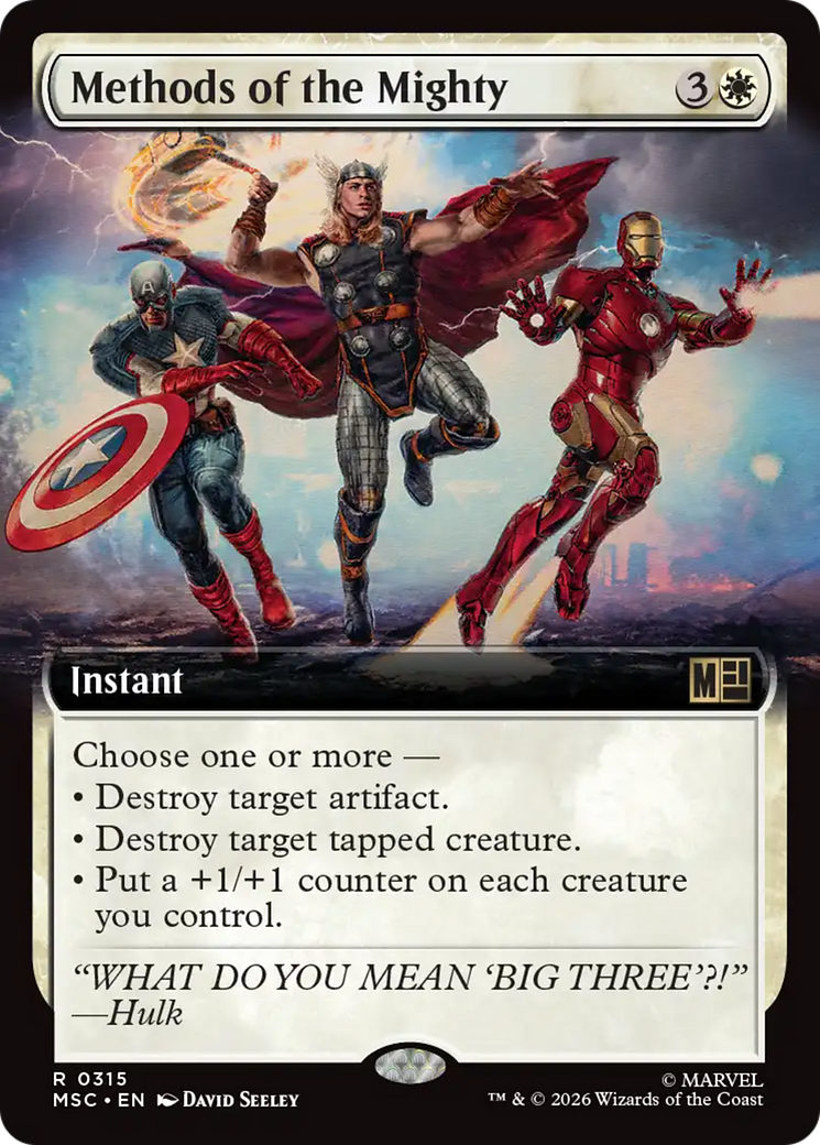 Methods of the Mighty (Extended Art) [Marvel Super Heroes Commander] | Gamers Paradise