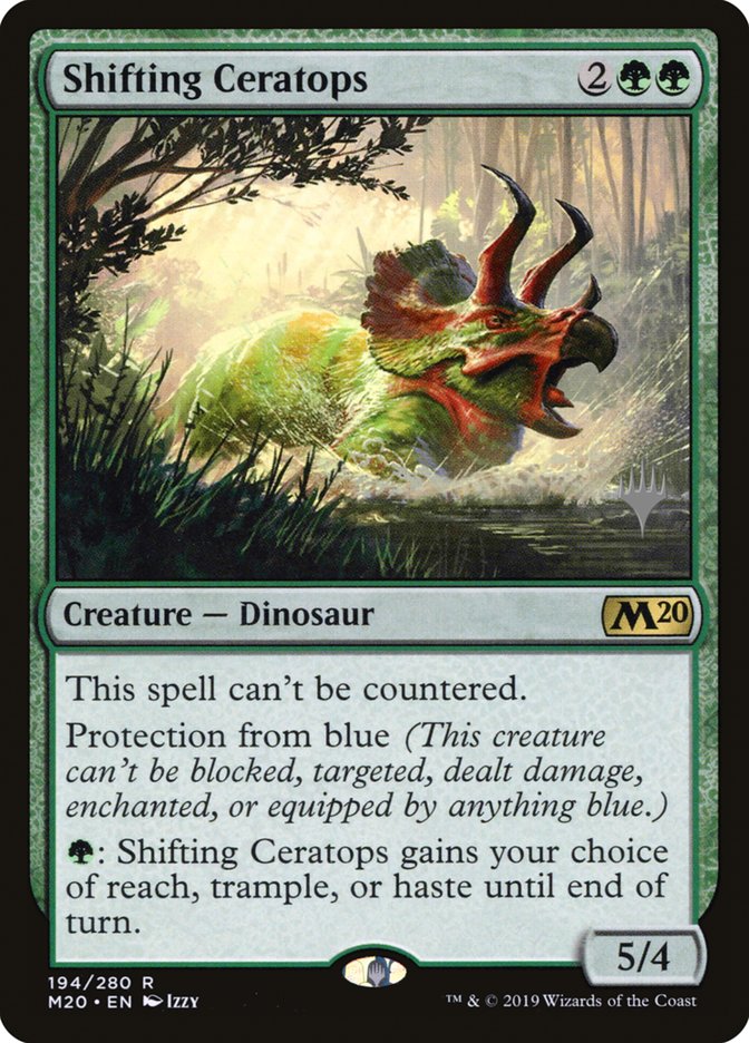 Shifting Ceratops (Promo Pack) [Core Set 2020 Promos] | Gamers Paradise