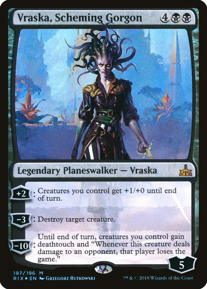 Vraska, Scheming Gorgon [Rivals of Ixalan] | Gamers Paradise