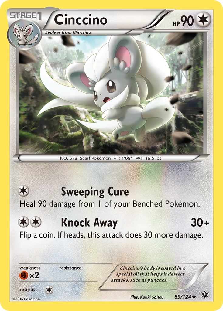 Cinccino (89/124) [XY: Fates Collide] | Gamers Paradise