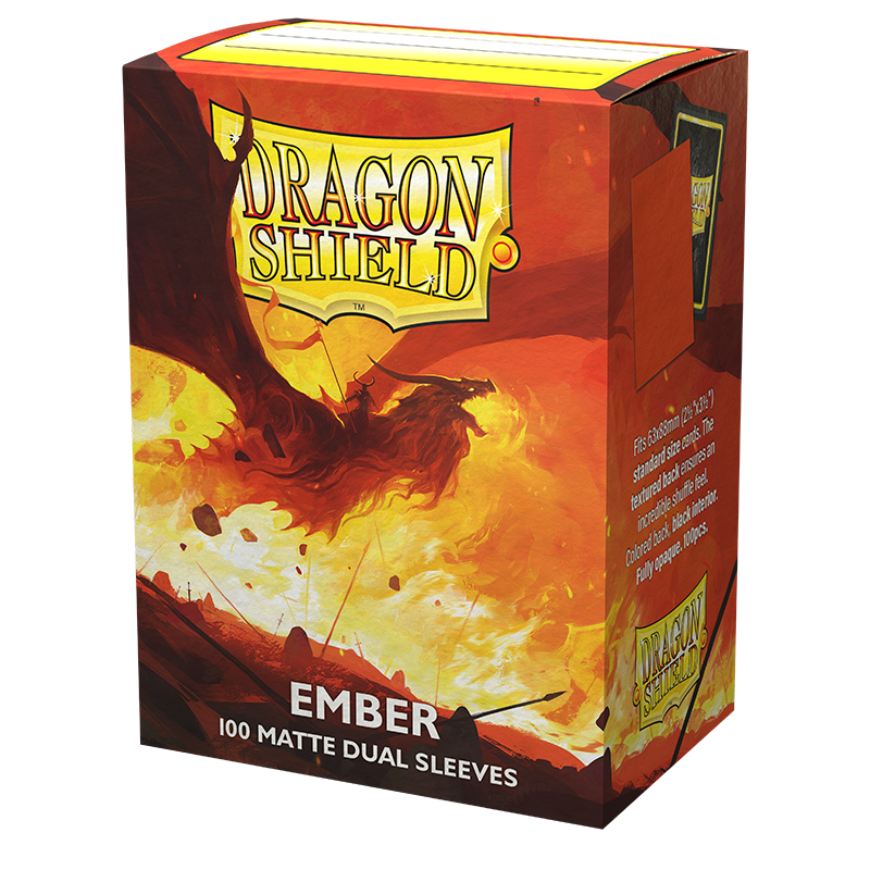 Dragon Shield: Standard 100ct Sleeves - Ember (Dual Matte) | Gamers Paradise