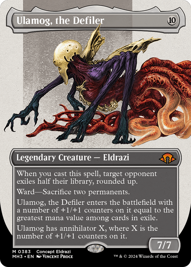 Ulamog, the Defiler (Borderless) (Serialized) [Modern Horizons 3] | Gamers Paradise