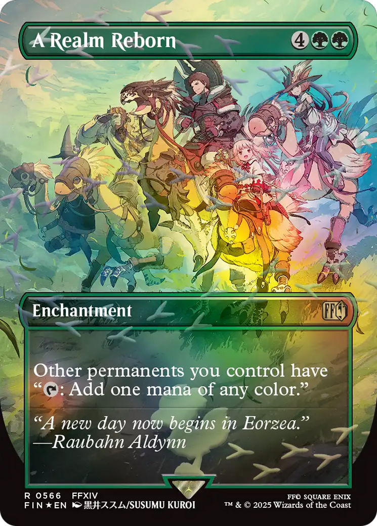 A Realm Reborn (Borderless) (Chocobo Track Foil) [FINAL FANTASY] | Gamers Paradise