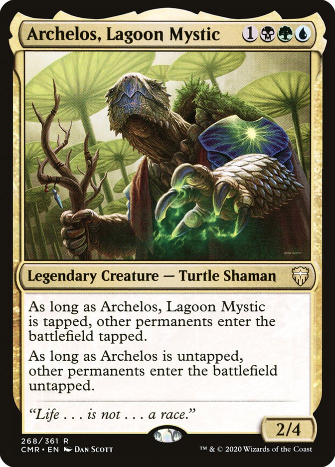 Archelos, Lagoon Mystic [Commander Legends] | Gamers Paradise