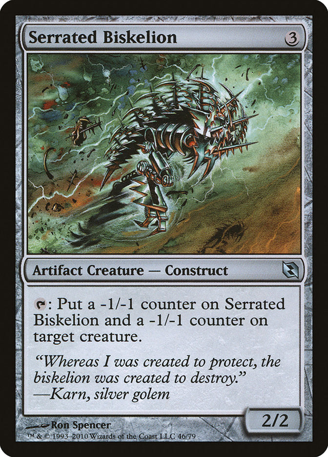 Serrated Biskelion [Duel Decks: Elspeth vs. Tezzeret] | Gamers Paradise