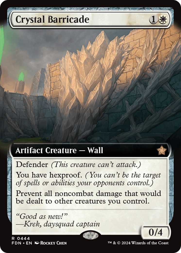 Crystal Barricade (Extended Art) [Foundations] | Gamers Paradise