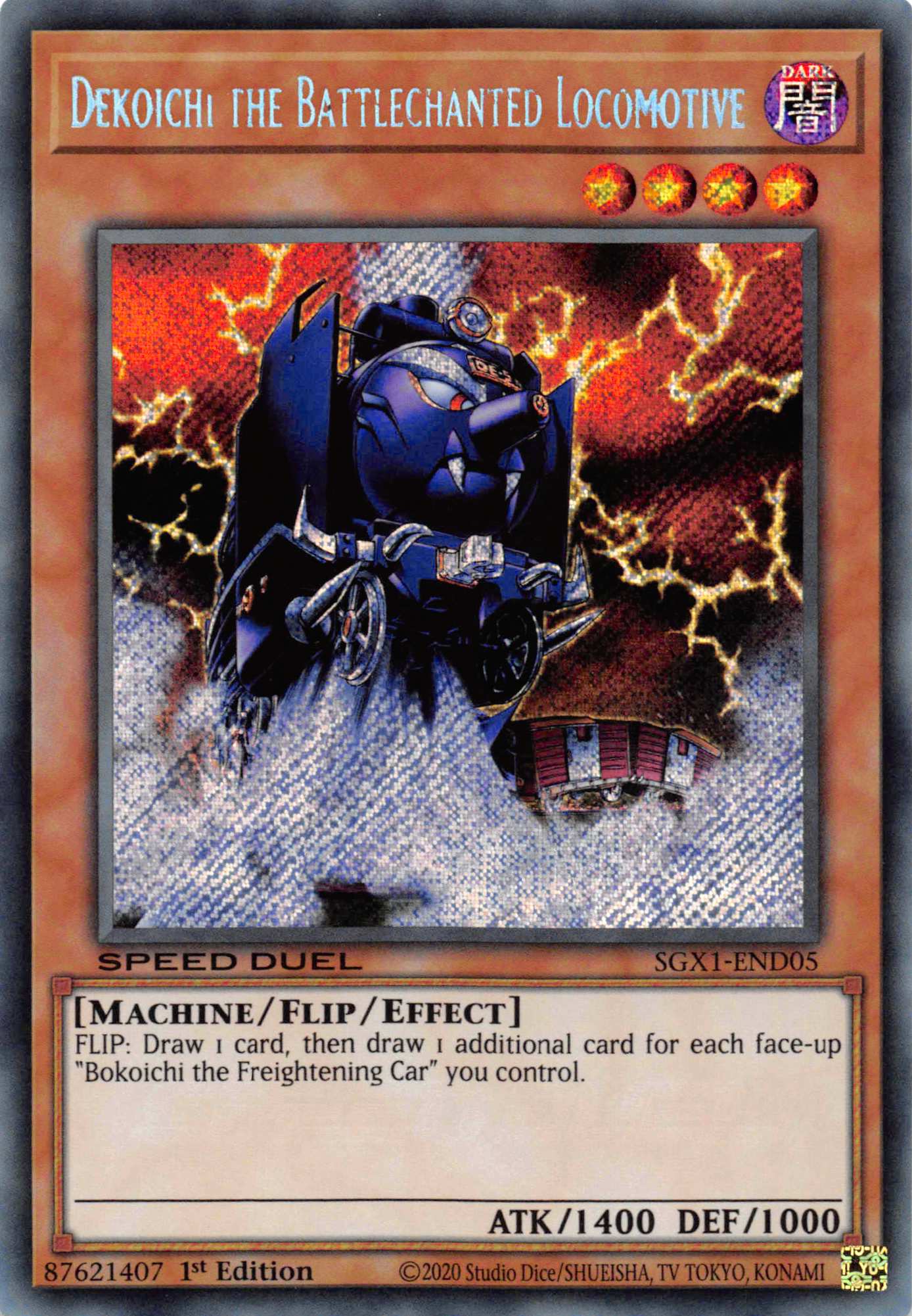 Dekoichi the Battlechanted Locomotive [SGX1-END05] Secret Rare | Gamers Paradise