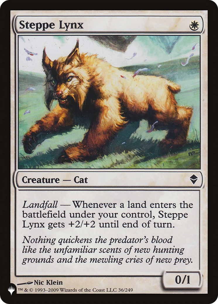 Steppe Lynx [The List Reprints] | Gamers Paradise