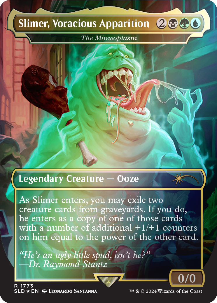 Slimer, Voracious Apparition - The Mimeoplasm (Rainbow Foil) [Secret Lair Drop Series] | Gamers Paradise