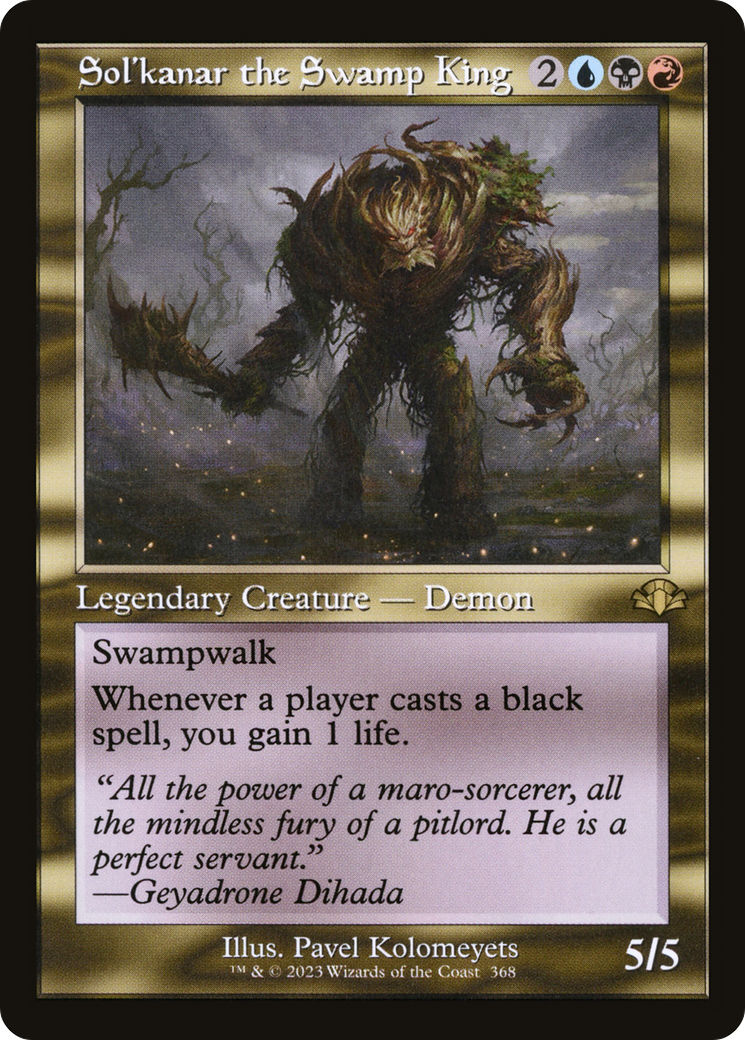 Sol'kanar the Swamp King (Retro) [Dominaria Remastered] | Gamers Paradise