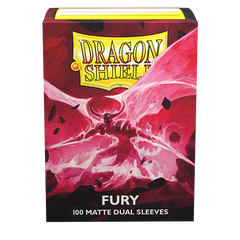Dragon Shield: Standard 100ct Sleeves - Fury (Dual Matte) | Gamers Paradise