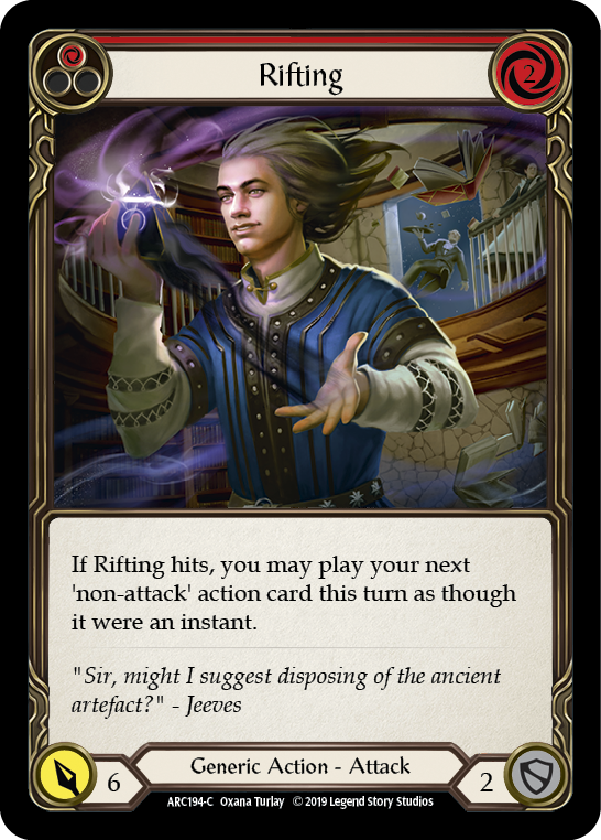 Rifting (Red) [ARC194-C] (Arcane Rising)  1st Edition Rainbow Foil | Gamers Paradise
