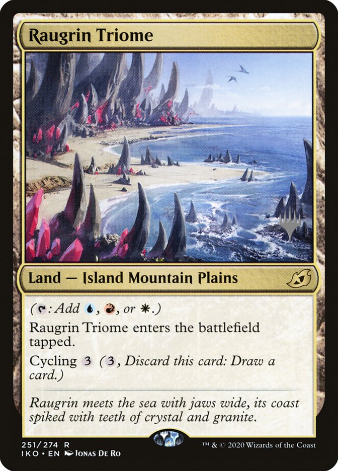 Raugrin Triome (Promo Pack) [Ikoria: Lair of Behemoths Promos] | Gamers Paradise