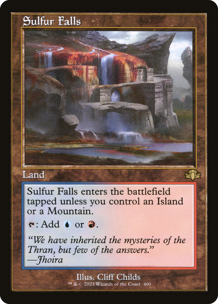 Sulfur Falls (Retro) [Dominaria Remastered] | Gamers Paradise