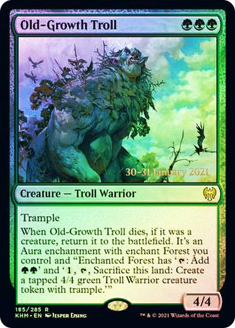Old-Growth Troll [Kaldheim Prerelease Promos] | Gamers Paradise