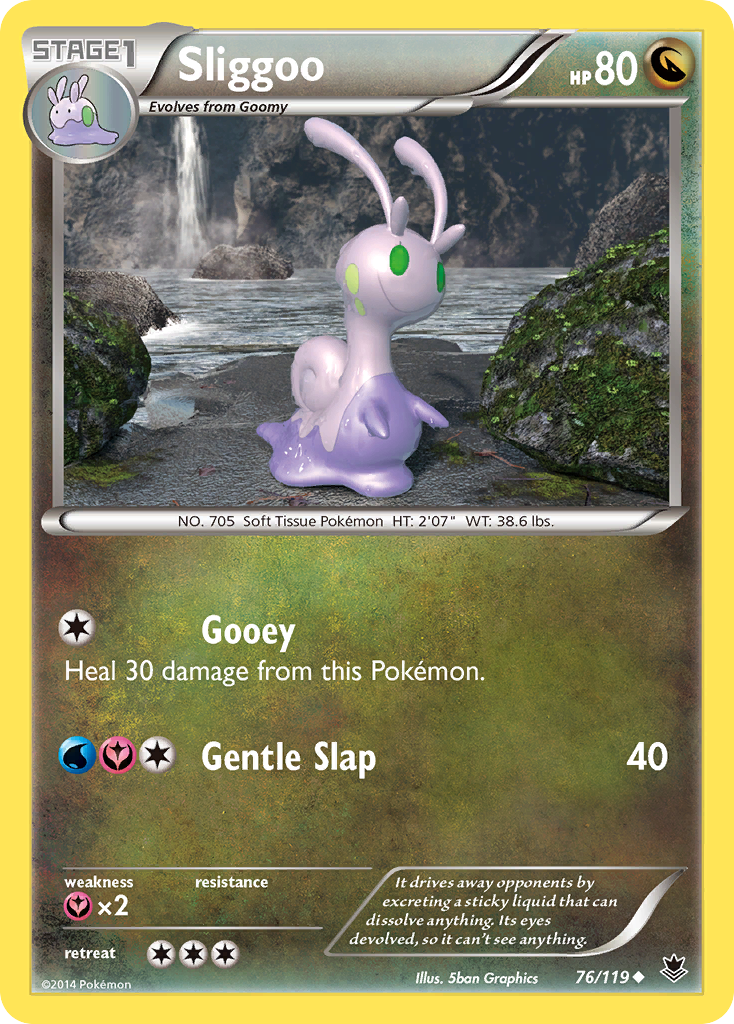 Sliggoo (76/119) [XY: Phantom Forces] | Gamers Paradise