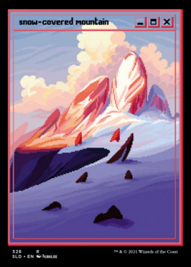 Snow-Covered Mountain (328) [Secret Lair Drop Series] | Gamers Paradise