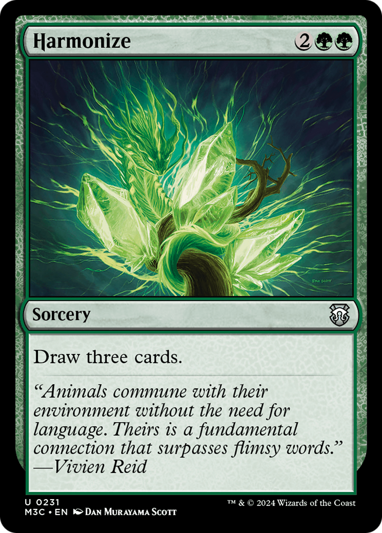 Harmonize (Ripple Foil) [Modern Horizons 3 Commander] | Gamers Paradise