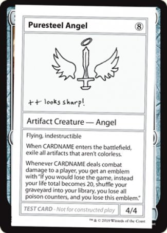 Puresteel Angel (2021 Edition) [Mystery Booster Playtest Cards] | Gamers Paradise