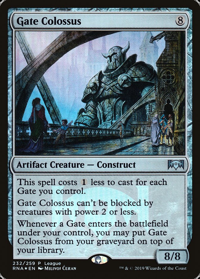 Gate Colossus (League) [Ravnica Allegiance Promos] | Gamers Paradise