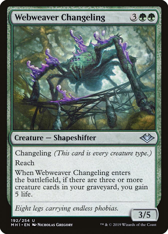 Webweaver Changeling [Modern Horizons] | Gamers Paradise